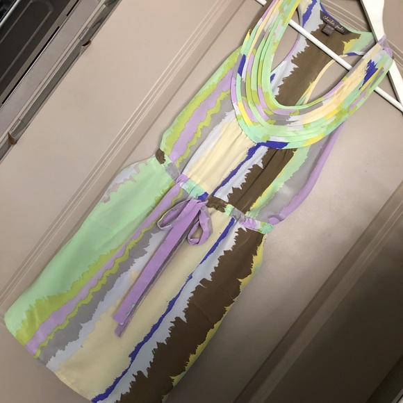 Racer back silk dress - Picture 4 of 7